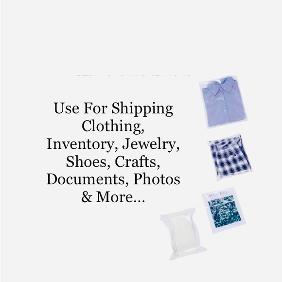 100ct ~ 8x10’ Clear Poly Bags Boutique Quality 📚🆕📚W/Free Thank You Stick… - Picture 2 of 11